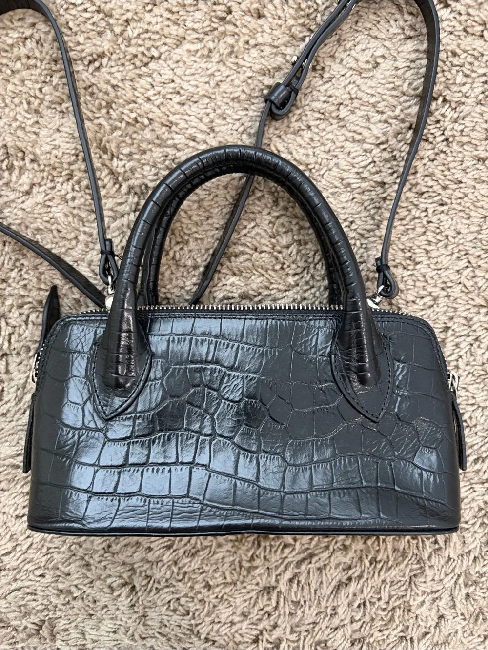Cordera croc mini bag